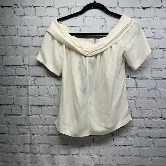 Rachel Zoe Cream 100% Silk Blouse nwt - Picture 2 of 9